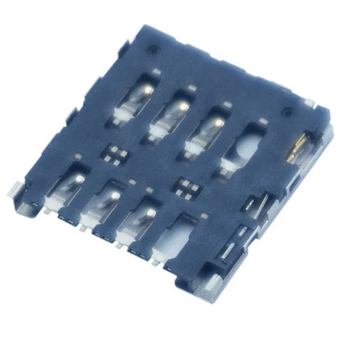 Buy Micro Sim Card Socket Connector 6 Pin Push Pull Type from ShenZhen ...