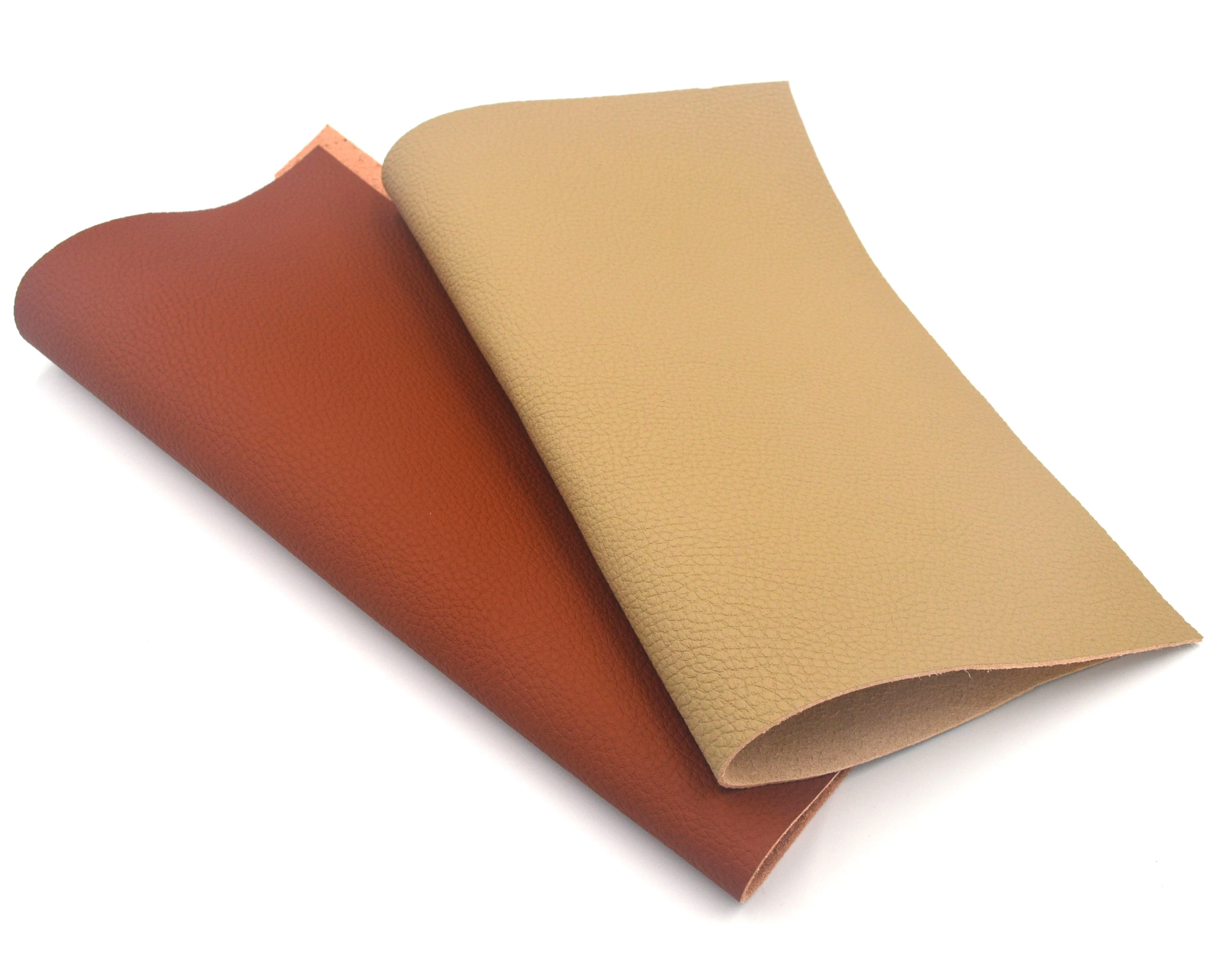 Microfiber leather recycle 1.4mm lychee grain microfiber leather for car seat covers recycled faux leather