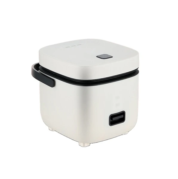 Mini Cute Square Korean Style Portable Travel Keep Warm One-Button Rice Cooker With Nonstick Coating