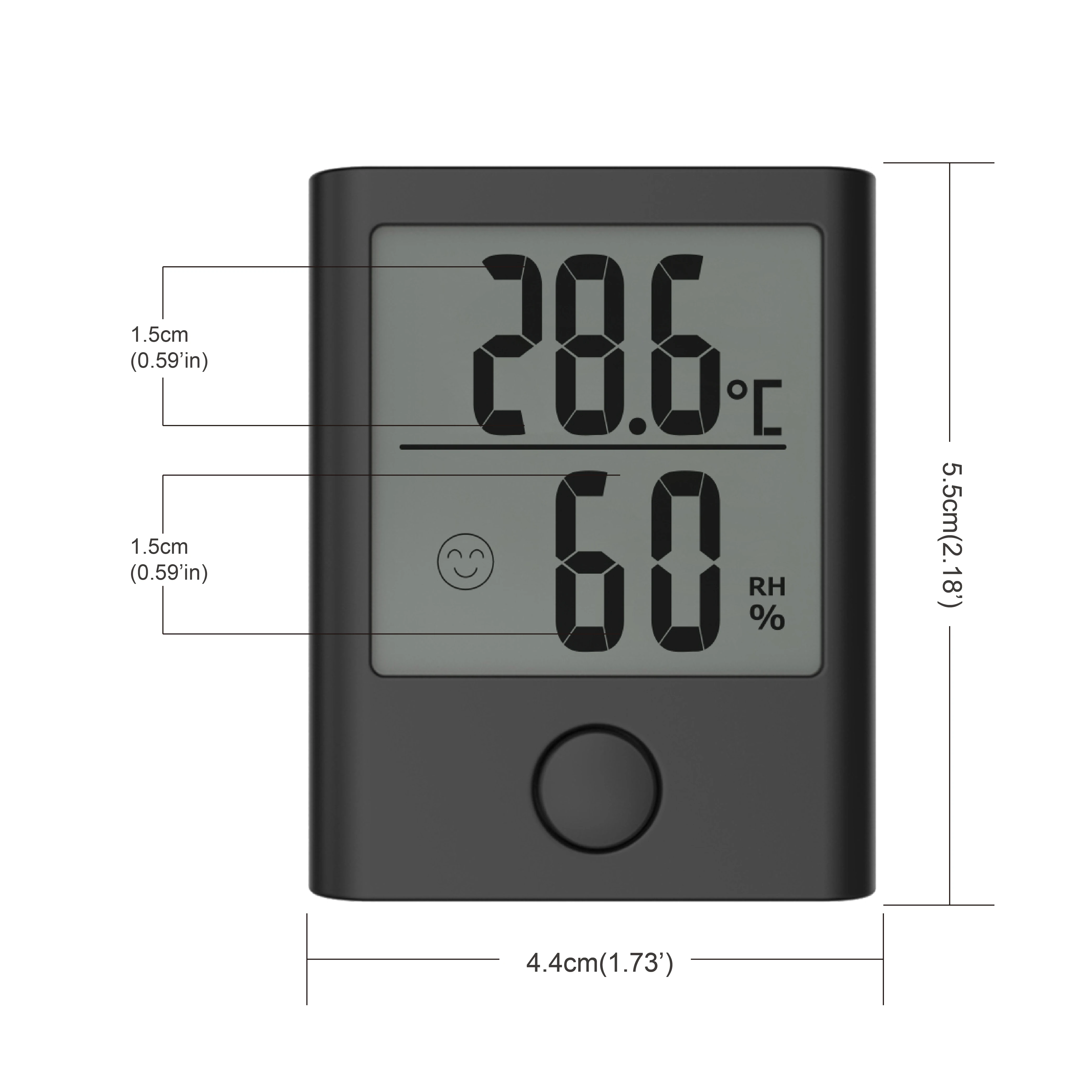 Mini Hygrometer Thermometer Digital LCD Temperature Humidity Monitor digital temperature indicator Indoor Home Humidity Meter