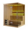 Mini Size Ceder Wood High Quality HARVIA Heater Dry Leisure Sauna Cabin (M-6031)