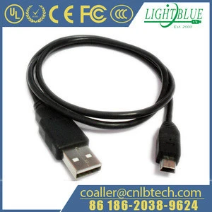 Mini USB Cable USB 2.0 Type A to Mini B Cable Male Cord for Dash Cam, Digital Camera, SatNav, GPS Receiver, PDAs etc