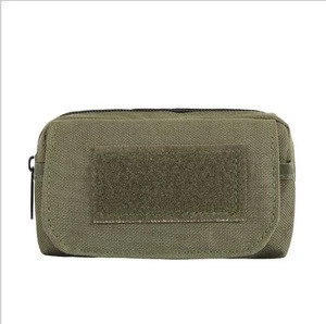 mini waist bag with webbing holes for waist belt go through tactical cell phone waist bag