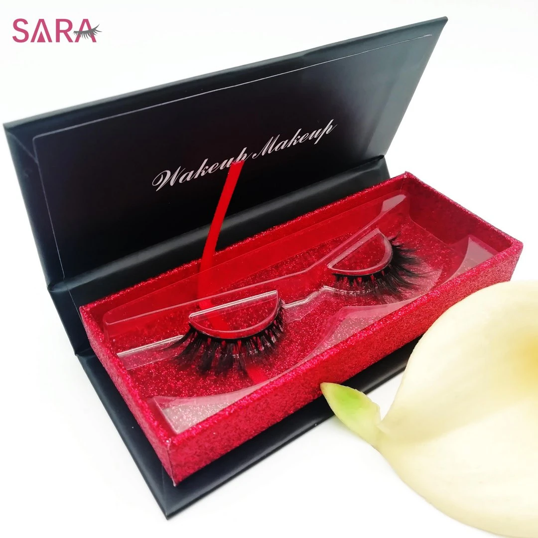 Mink-Lashes Makeup Faux-Cils Dramatic Fluffy Cilio Natural 1Pairs for beauty makeup 3D