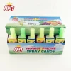 Mobile phone shaped vessel full fruity liquid spray candy