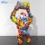 Import Modern Decor Abstract Resin Animal Statue Painting Colorful Gorilla Sculpture from China