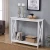 Import Modern fancy narrow wall console table with shelf design from China