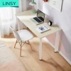 Modern Home Simple Wooden Computer Office Table Desk With Chair