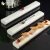 Import Modern Japanese Sashimi Ceramic Tray Ins Plates Dishes Oblong Porcelain Dessert Tray Long Strip Tray for Food Serving from China