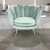Import MODERN LIVING ROOM LUXURY TURQUOISE SHELL SHAPED VELVET OCCASIONAL CHAIRS from China