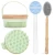 Import Modern Long Handle Spa Washing Bath Body Brush Cleaning Back Shower Scrubber Silicone Bath Brushes Sponges Set from China