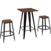Modern metal dining table bar table and chair sets