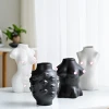 Modern Sexy Porcelain Flower Vase Of Lady Body Sculpture Female Body Vase Ceramic Women Body Vase For Flowers