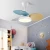 Import Modern Simple ceiling fan small dc remote control colorful 3 plywood blades ceiling fan from China