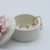 Import modern simple white small ceramic gifts round jewelry box from China