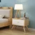 Import Modern Solid Wood Bedside Table Living Room Bedroom Storage Cabinet with Drawer Nightstands from China