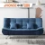 Import modern style drawing room furnitures leisure indoor used functional folding living room fabric sofa bed from China