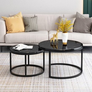 Modern tea table sofa side simple wrought iron coffee table
