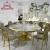 Import Modern wedding round luxury dining room table and chair sets from China