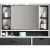 Import Modern Wooden Bedroom Mirror Side White 3 Drawer Dresser Tocadores from China