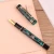 Import MoonMan-M600 fountain pen German SCHMIDT two-color gold-plated nib color resin adult student business writing practice gift pen from China
