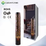 morden led floor lamp  flame lamp with fire flickering effect