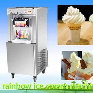 Most popular Snack machines air cooling type commercial soft ice cream machine , ice cream maker ,used soft serve ice cream mach