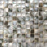 mother of pearl square chip marble mosaic tile kitchen backsplash black butterfly shell mosaic free shipping