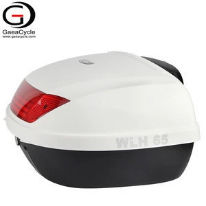 Motorcycle Tail Luggage Box,Optional Color PP/ABS Material 52L Scootor Top Case
