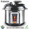 Multi Automatic Large Capacity Electric Pressure Cooker , Mechanical High Pressure Cooker , 10 Ready Cooking Recipes
