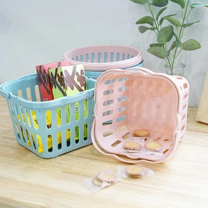 Multifunction multi-color wholesale plastic dirty clothes laundry  storage basket for clothes