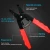 Import Multifunctional Crimper Cable Cutter Stripping Tools Crimping Pliers Terminal Wire Stripper 10-22AWG 0-5.5mm from China