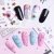 Import Nail Art Decals 3D Manicure Applique Nail Stickers for Nail Decoration from China