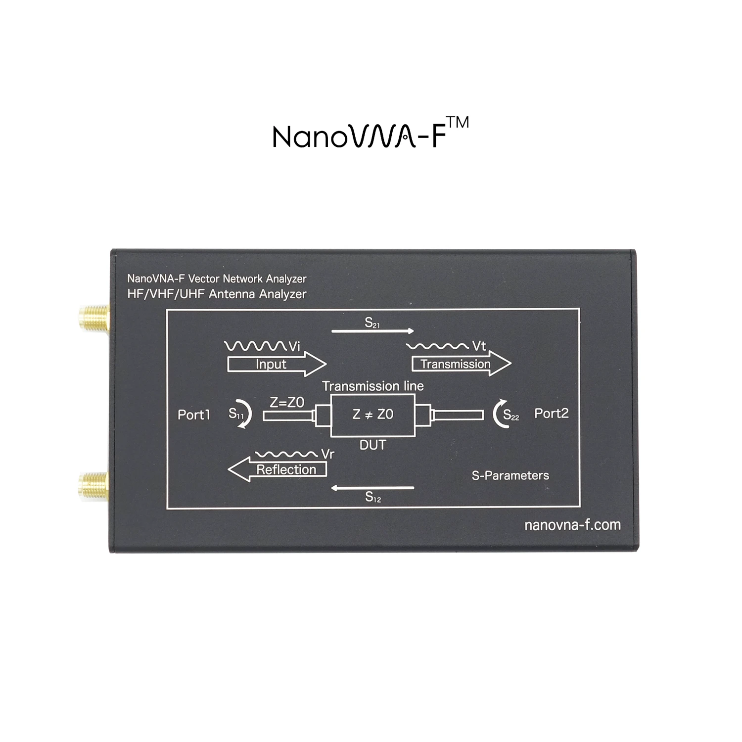 NanoVNA-F New item Original 4.3&quot; Touchscreen NanoVNA-F Vector Network Analyzer 50KHz-1000MHz HF VHF UHF Antenna Analyzer