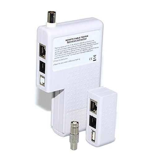 Network Cable Tester Rj11/ Rj45 /USB/BNC LAN Cable Cat5 Cat6 Wire Tester