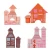 Import New arrival big size 176 pcs colorful wooden building blocks montessori educational wooden diy city toy from China