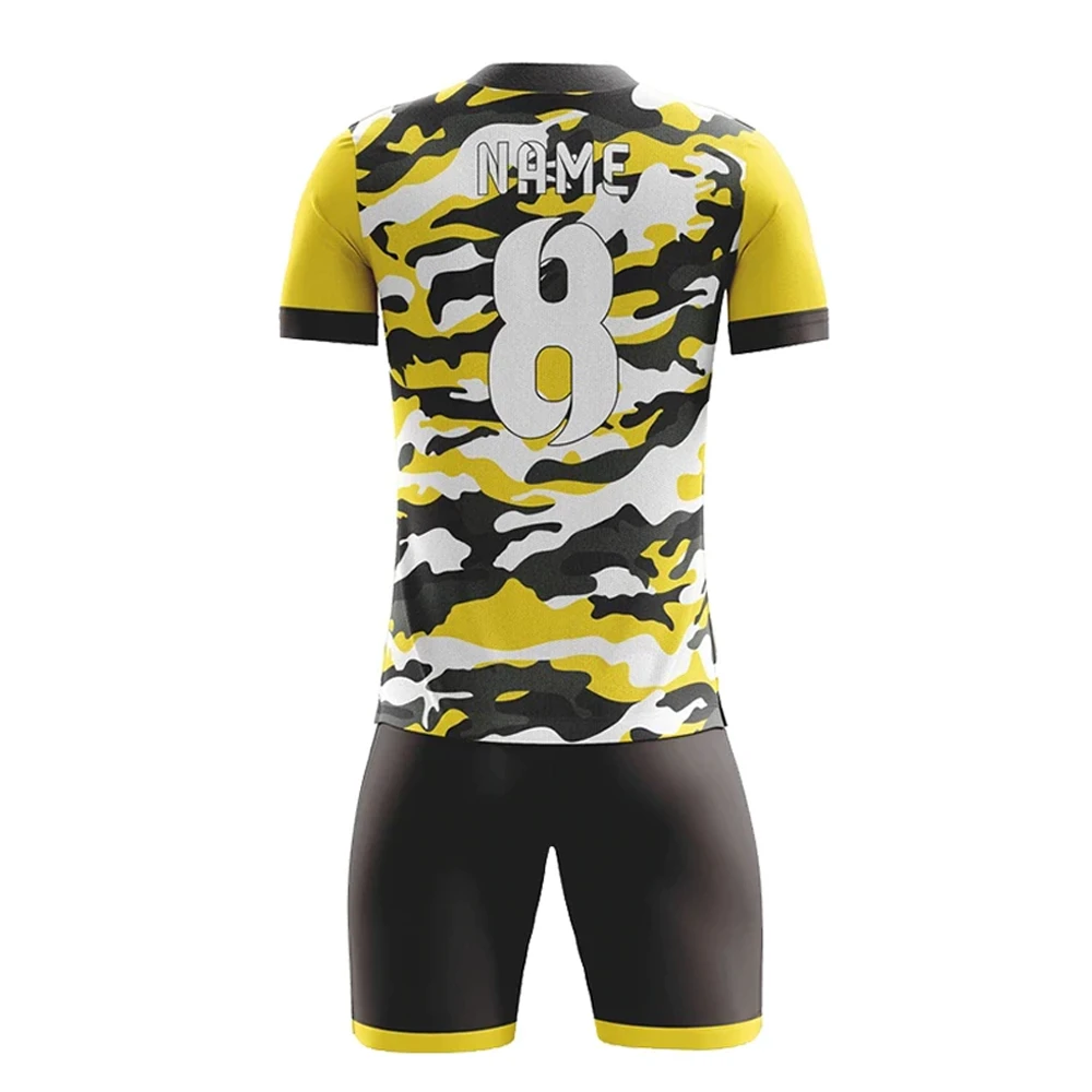 New Arrival Comfortable Team Name And Number Men Sublimation Soccer Uniform