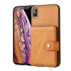 New Arrival PU Material Mobile Phone Slot Case  With D ring Hand Strap Magnet Card Pocket Holder Stock