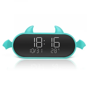 New Design Home Decor Smart Table LED Electronic Snooze Digital Alarm Clock with Usb Charger