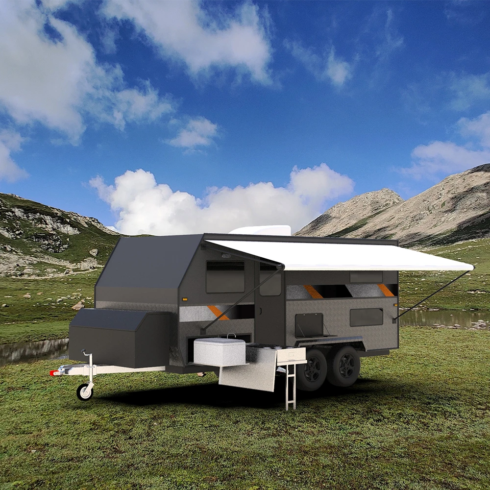 new design rv caravan off road toy hauler camper trailer sleeping caravan us stander luxury off road caravan