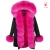 Import New Fox Fur Parka Jacket Real Fur Crop Coat Woman Parka With Fur from China