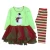 Import New Girls Children&#x27;s Christmas Suit Two-piece Cotton Suit Kids Baby Christmas costume Clothes Casual Christmas Pajamas Dress from China