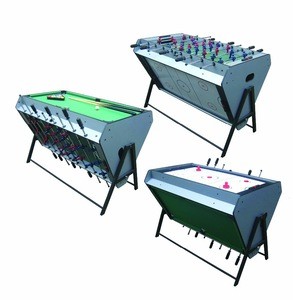 new multi game table for adult soccer/billiard/air hockey
