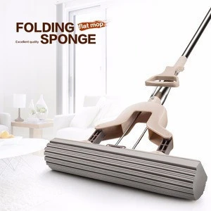 New product cleaning TELESCOPIC folding pva sponge mop easy clean mop