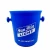 Import New  Style  Customer  LOGO  Large  Capacity  4L  Blue Plastic Ice Bucket from China