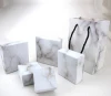 New style marble design various size jewelry box accept customize logo