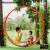 Import New style outdoor egg chair aluminum garden patio single hanging chairs patio swings from China