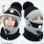 New Trending 2020 Wholesale Women Thick Knitted Hat Soft Warm Collar Design Wholesale Lady Winter Hats Beanie With Scarf