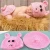 Import Newborn Baby Crochet Knitted Photography Props Cute Pink Pig Style Winter Cotton Baby Hat Outfits Baby Photo Shoot Props Costume from China