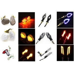 Newest quality motorcycles parts 12V Spade LED Bulb Turn Signal Indicator Lights with E mark in motorcycle lighting system